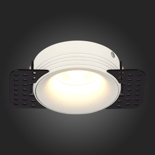 ST218.558.01 Св-к встр. Белый GU10 1*50W  IP20 D78xH30 165-265V Без ламп Встраиваемые светильники фото 4