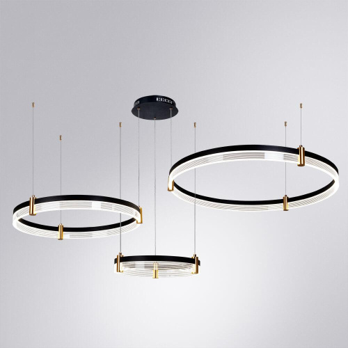 Подвесной светодиодный светильник Arte Lamp Mercury A2185SP-3BK фото 4