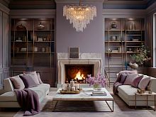 Люстра Cloyd PARSIFAL-A C16 / Ø80 см - шток - латунь (арт.11077)