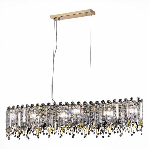 SL1655.213.06 Люстра подвесная ST-Luce Золотистый/Прозрачный E14 6*40W DESIO фото 3