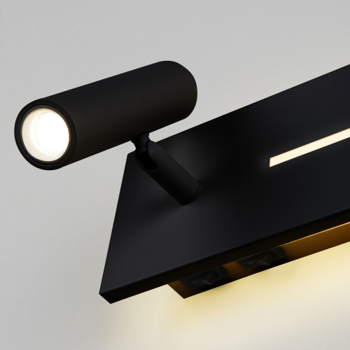 Светильник настенный светодиодный Tuo LED MRL LED 1117 черный фото 3