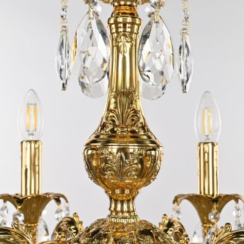 Люстра с хрустальными подвесками AL79101/6/175 B G Bohemia Ivele Crystal (Богемия Ивеле Кристалл) фото 2 Люстра с хрустальными подвесками AL79101/6/175 B G Bohemia Ivele Crystal (Богемия Ивеле Кристалл) фото 2