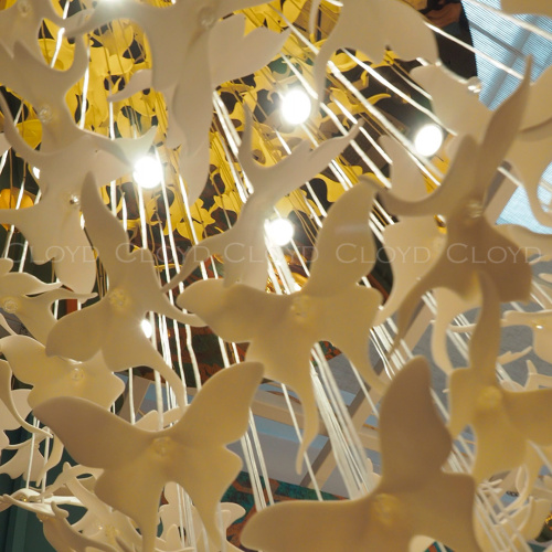 Люстра Cloyd TROPICA C9 / выс. 120 см - керамика - золото (арт.11332) фото 4