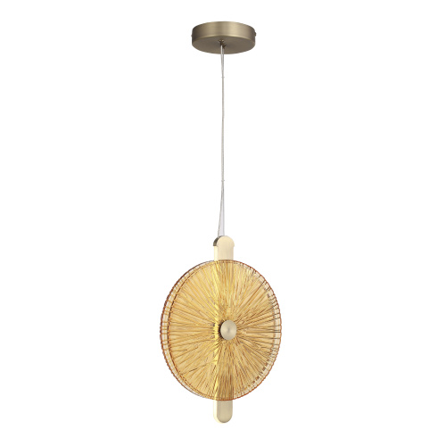 SL6141.313.01 Светильник подвесной ST-Luce бронза/янтарь LED 1*11W 4000K WASI фото 4