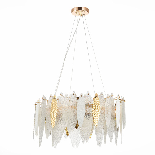 SL1224.203.08 Люстра подвесная ST-Luce Золотистый/Прозрачный, Белый E14 8*60W LASTRA фото 10
