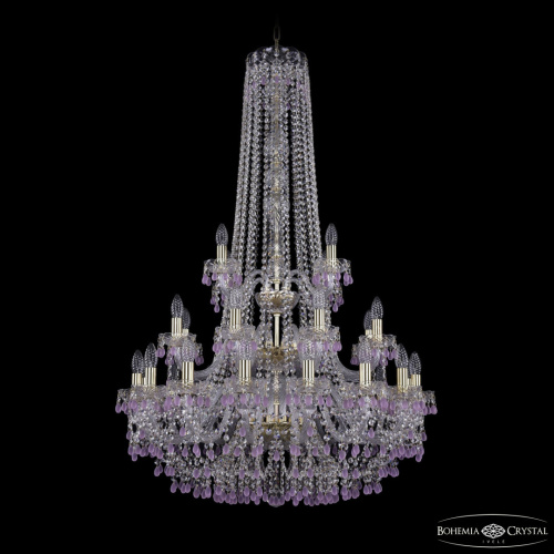 Люстра хрустальная 1410/16+8+4/300/h-130/3d G V7010 Bohemia Ivele Crystal (Богемия Ивеле Кристалл)