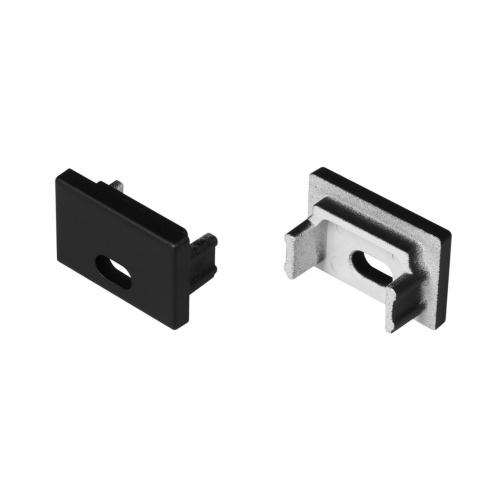 Заглушка Arlight SL-SLIM15-H10 BLACK с отверстием Пластик 058492