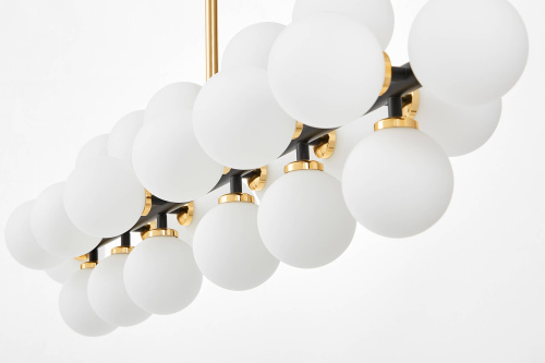 Подвесной светильник Lumina Deco Marsiada LDP 6033-24 BK+GD фото 4