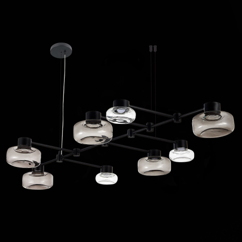 SL6005.403.08 Светильник подвесной ST-Luce Черный/Дымчатый, Прозрачный LED 8*3W 3000K VALLO фото 13