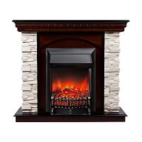 Электрокамин RealFlame Elford AO античный дуб с очагом Fobos Lux Black