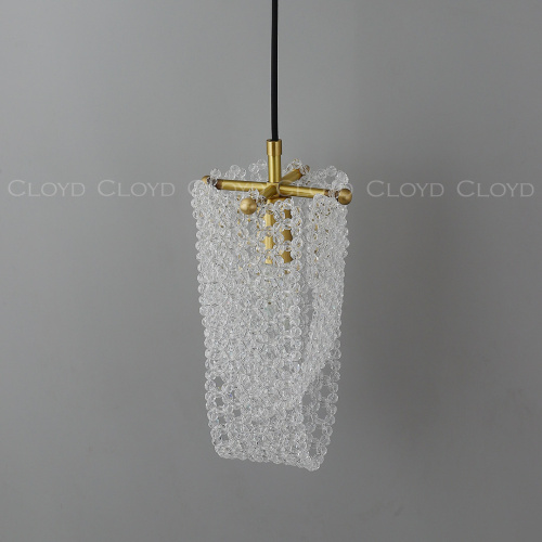 Подвесной светильник Cloyd WITTE P1 / Ø10 см - латунь (арт.11536) фото 4