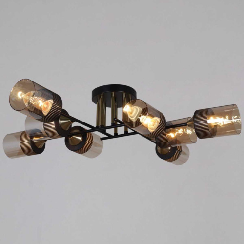 Потолочная люстра Reluce 48460-0.3-08 BK+COPPER Потолочная люстра Reluce 48460-0.3-08 BK+COPPER