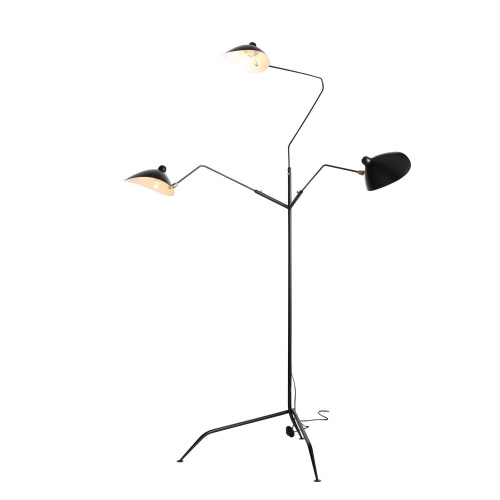 SL305.405.03 Торшер ST-Luce Черный/Черный, Белый E27 3*60W SPRUZZO фото 5