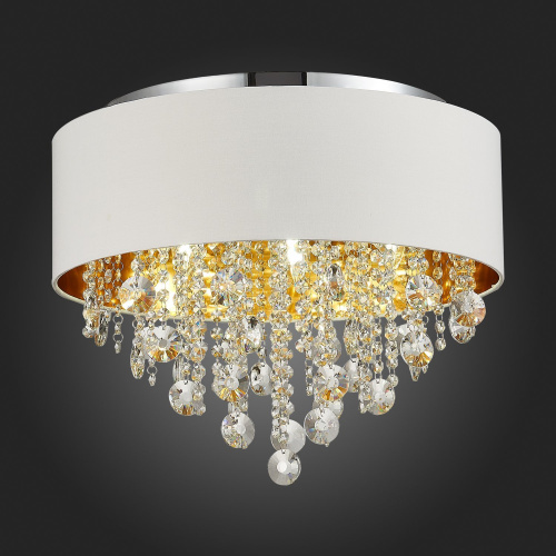 SL1350.502.06 Светильник потолочный ST-Luce Хром/Белый, Золотистый, Прозрачный E14 6*40W LACCHIA фото 3