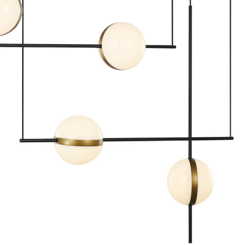 Потолочный светильник MD2062-4B black/brass фото 2