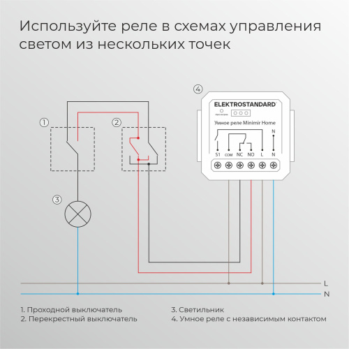 Реле Умный дом с независимым контактом 76010/00 фото 3