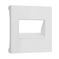 Накладка для двойной розетки Еthernet RJ-45 белый акрил W1191141