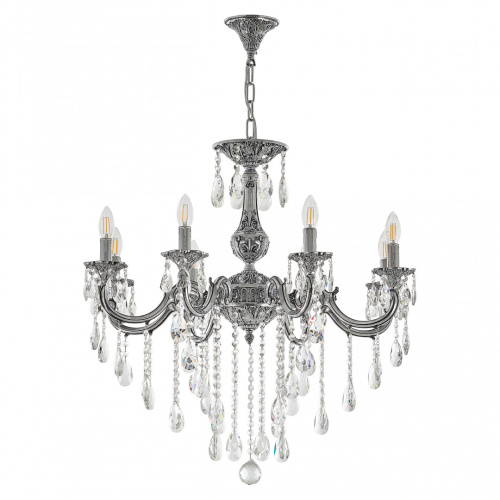 Люстра с хрустальными подвесками AL78101/8/250 B NB Bohemia Ivele Crystal (Богемия Ивеле Кристалл)