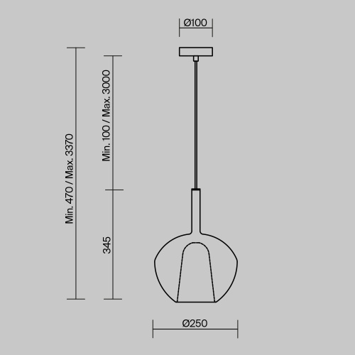 Подвесной светильник Maytoni MOD271PL-01W3 фото 8