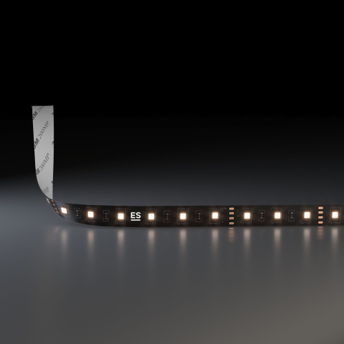 Светодиодная лента 24 В 14,4 Вт/м 60 Led/м 5050 IP20, тёплый белый 3300K, Black, 5 м Лента светодиодная 24V 14,4W 60Led 5050 IP20 тёплый белый, Black, 5м фото 2