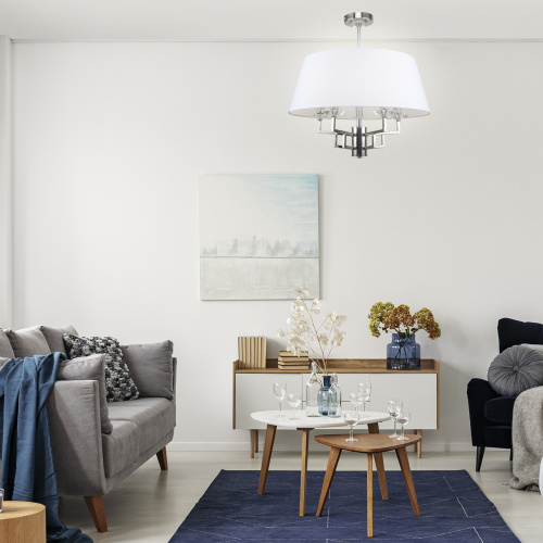 Светильник на штанге Escada 10161/5PL E14*40W Nickel фото 3