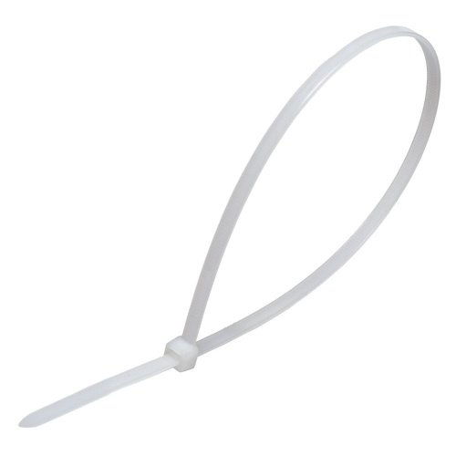 Хомут нейлоновый STEKKER NYCT47-400 4,7х400 мм, d пучка max 105 мм, нагрузка 22кг, белый, упаковка 100 шт фото 2