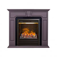 Электрокамин RealFlame Theodor GR грей софт с очагом Olympic 3D