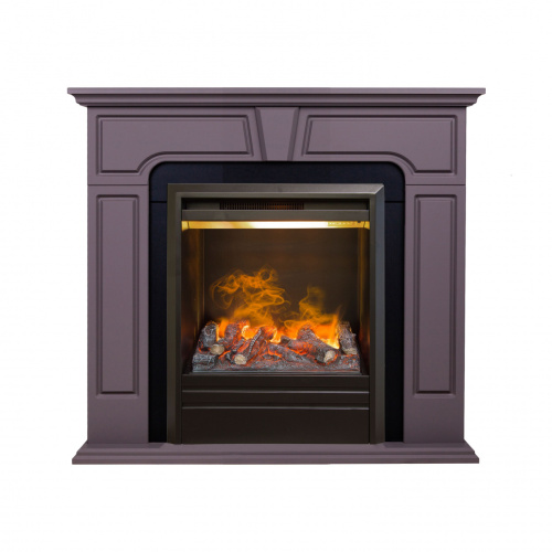 Электрокамин RealFlame Theodor GR грей софт с очагом Olympic 3D