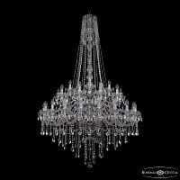 Люстра хрустальная 1415/20+10+5/400/h-185/2d Ni