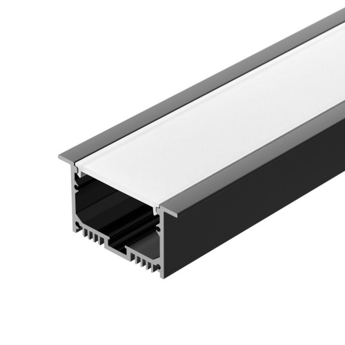 Профиль с рассеивателем Arlight SL-Line62-F-2500 Black+Opal 036307 Профиль с рассеивателем Arlight SL-Line62-F-2500 Black+Opal 036307