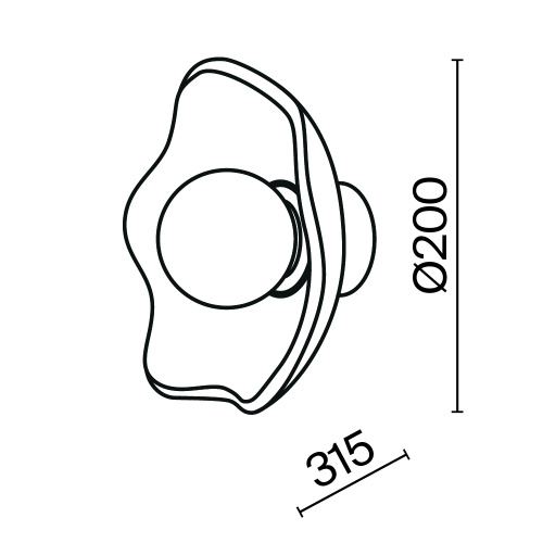 Настенный светильник (бра) Maytoni MOD207WL-01BS фото 13