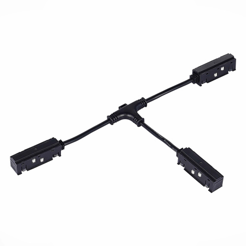 ST006.459.00 Коннектор питания T-образный для магнитного шинопровода ST-Luce Черный SKYLINE 48 фото 2