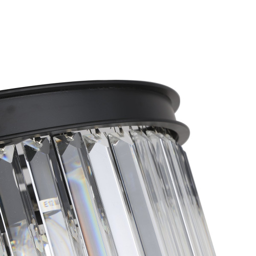 Люстра Odeon 6 black/clear фото 2