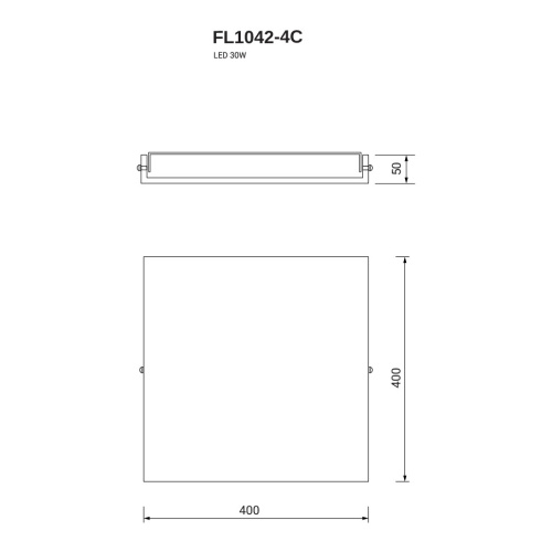 Потолочная люстра Relaxatio FL1042-4C фото 2