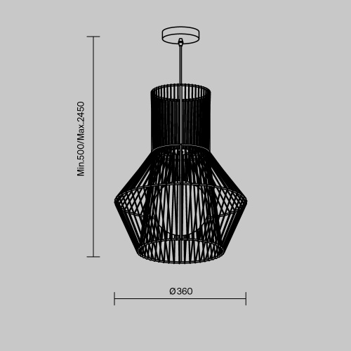 Подвесной светильник Freya FR5405PL-01W фото 3