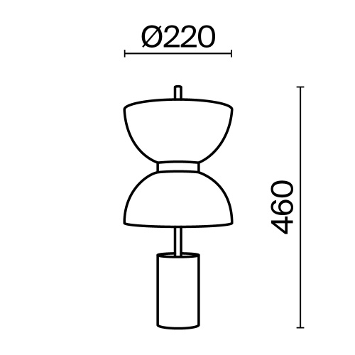 Настольный светильник Maytoni MOD178TL-L11GR3K фото 6