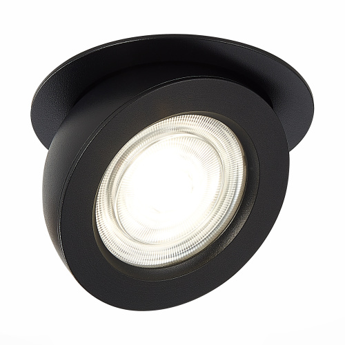 ST654.448.10 Св-к встр. Черный LED 1*10W 4000K 850Lm Ra>90 38° IP20 D109xH60 180-240V Встраиваемые светильники фото 4