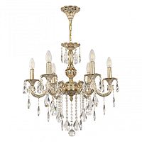Люстра с хрустальными подвесками AL79101/6/175 B GW Bohemia Ivele Crystal (Богемия Ивеле Кристалл)
