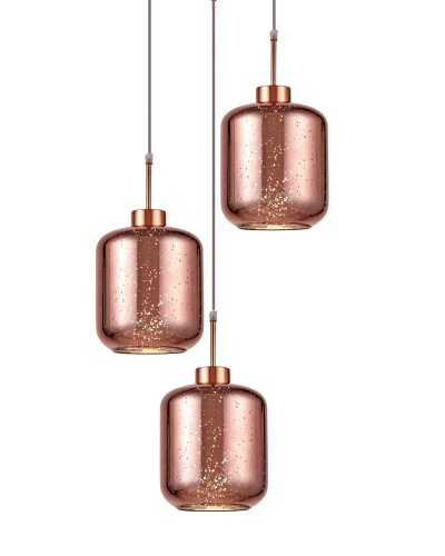 Подвесной светильник Lumina Deco Alacosmo LDP 6811-3 RD R.GD фото 2