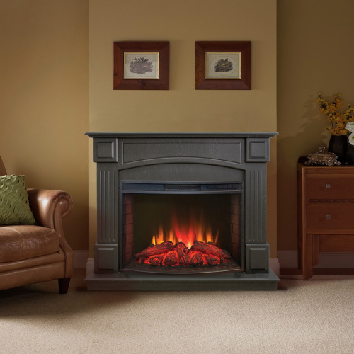 Каминокомплект CAROLINA/БОСТОН Арабика с очагом Электроочаг EVRIKA 25.5 фото 5