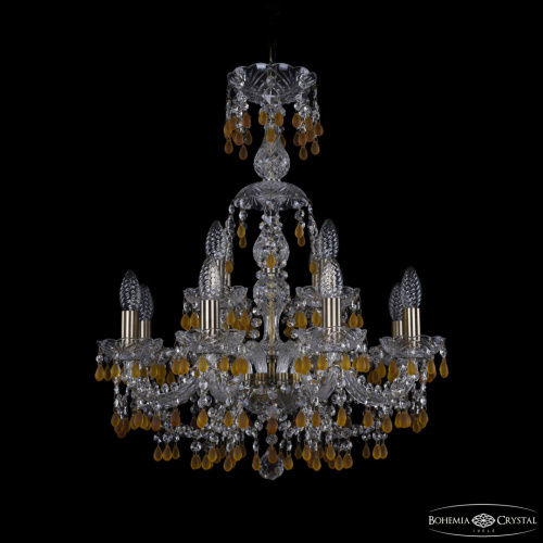 Люстра хрустальная 1410/8+4/195/XL-66 Pa V1003 Bohemia Ivele Crystal (Богемия Ивеле Кристалл)