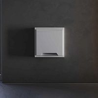 Накладка для розетки с заземлением, защитными шторками и крышкой, S70 (серый) Voltum VLS000816