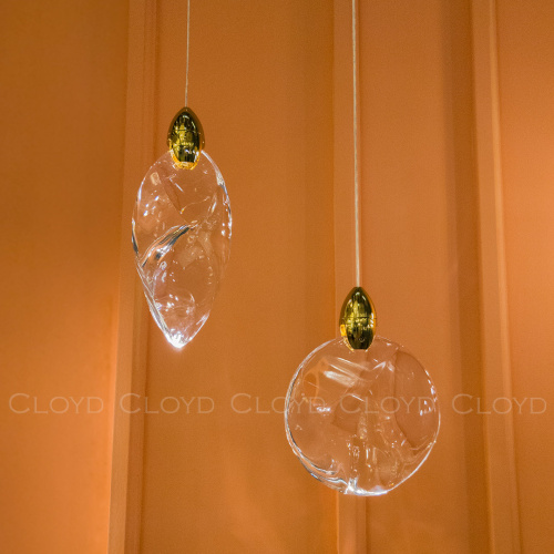 Подвесной светильник Cloyd GLOCK-C P2 / Ø20 см - золото (арт.11625) фото 4