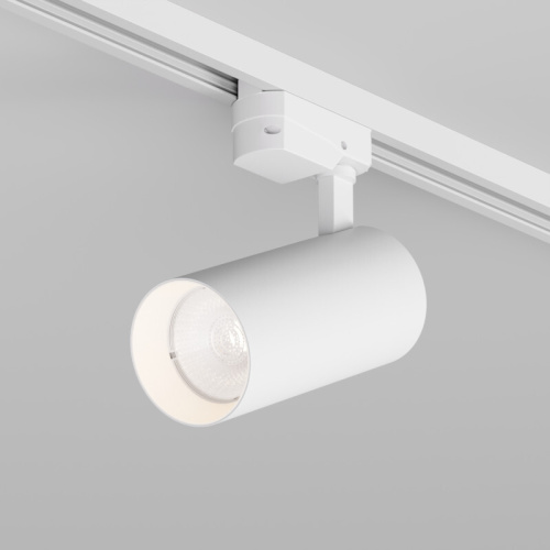 DK6453-WH Трековый светильник SOLID KOPER, 145мм, d70, 220V, LED 3000K, 24W, IP20, белый, алюминий