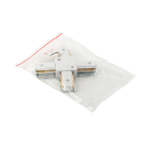 TR1104-WH Соединитель для шинопровода X-образный, белый фото 3