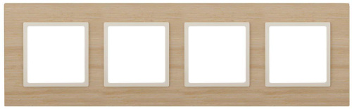 Рамка 4-постовая ЭРА Elegance 14-5304-11 Б0034588
