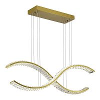 SL6206.303.44 Светильник подвесной ST-Luce Латунь/Прозрачный LED 1*44W 3000K ACENO