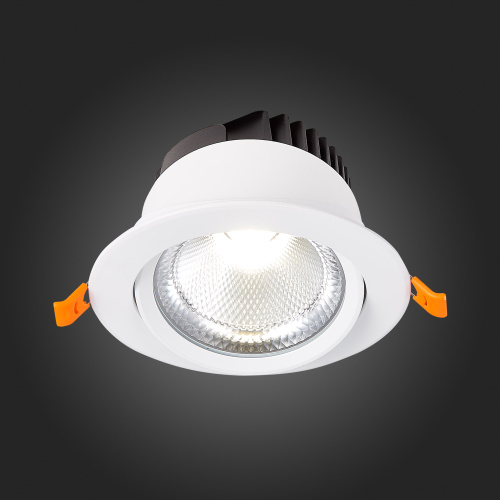 ST211.538.15.36 Св-к встр. Белый LED 1*15W 3000K 1 125Lm Ra80 36° IP20 D109xH65 220-240V Встраиваемые светильники фото 3