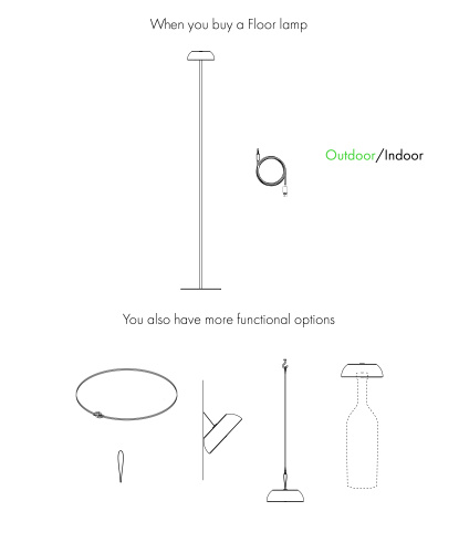 Торшер Float Black фото 3