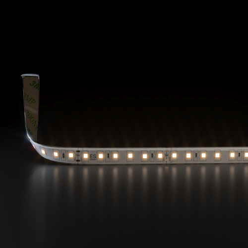 Светодиодная лента 24 В 9,6 Вт/м 120 Led/м 2835 IP65, теплый белый 3300K, 5 м Лента светодиодная 24V 9,6W 120Led 2835 IP65 теплый белый, 5м фото 2